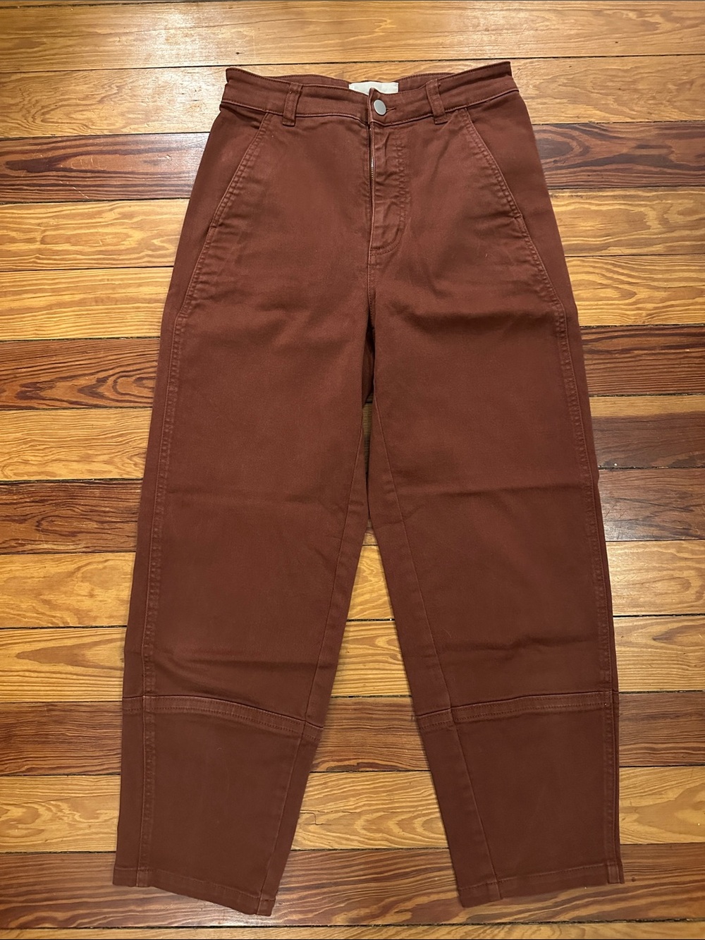 Everlane Women’s Utility Barrel Pants in Rosewood